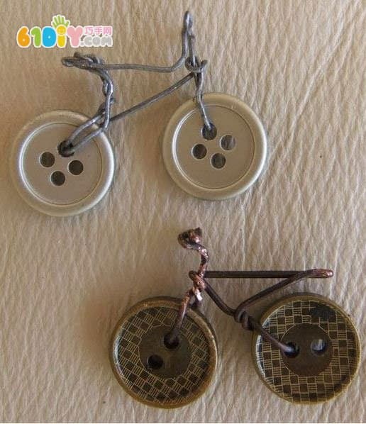 DIY button bicycle