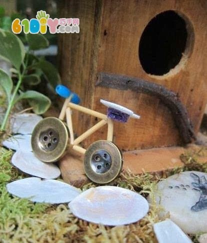 DIY button bicycle