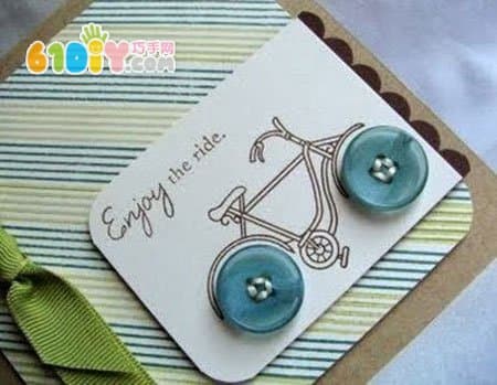 DIY button bicycle