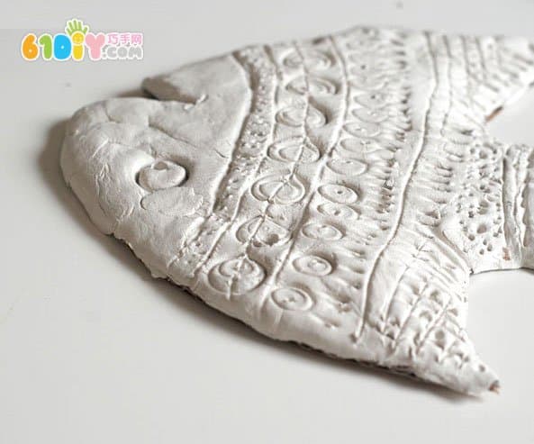 Children's creative clay handmade fish making