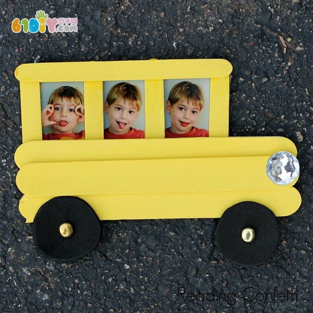 Creative children DIY ice cream bar car photo frame handmade