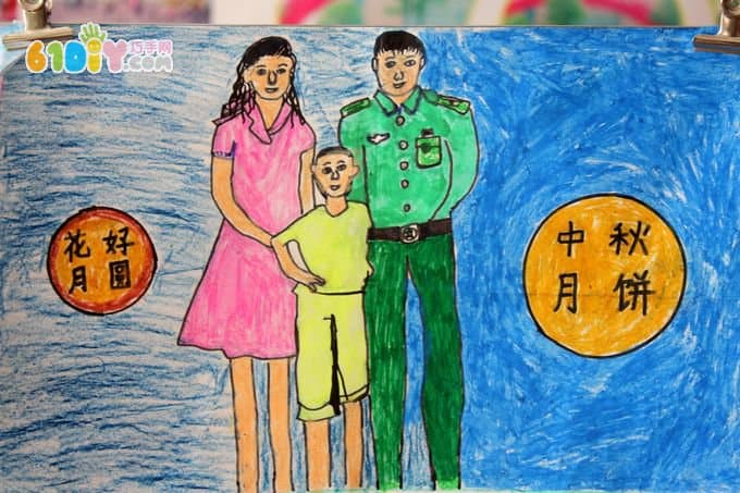 Mid-Autumn Festival children's paintings