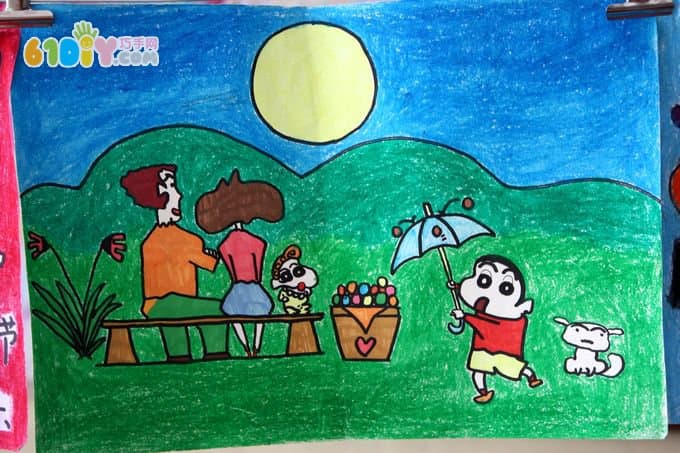 Mid-Autumn Festival children's paintings