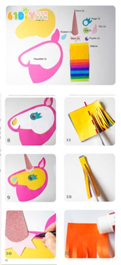 Mid-Autumn Festival Lantern Making Rainbow Unicorn Lantern