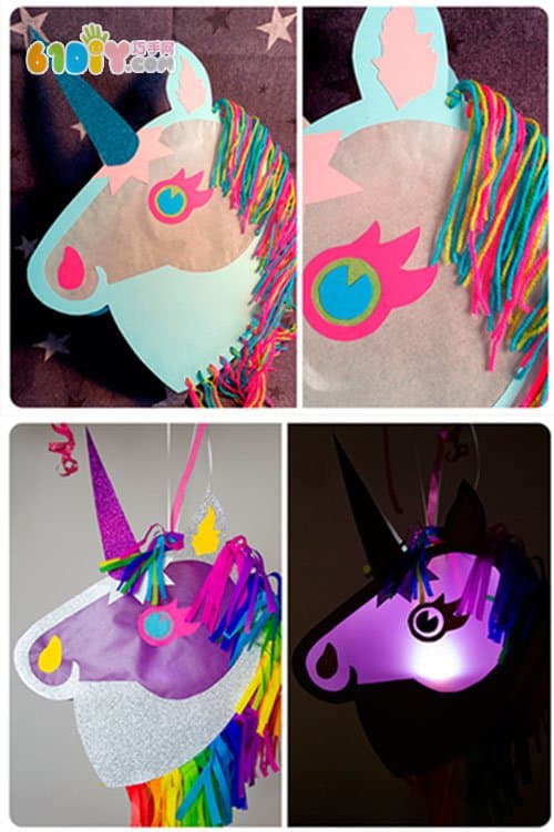 Mid-Autumn Festival Lantern Making Rainbow Unicorn Lantern