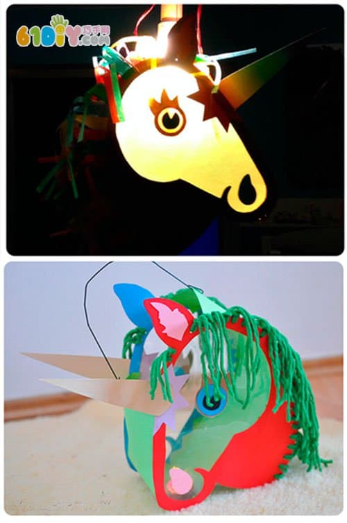 Mid-Autumn Festival Lantern Making Rainbow Unicorn Lantern