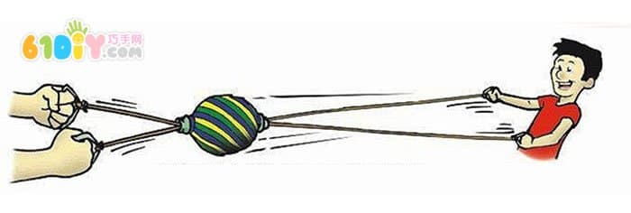 Waste use beverage bottles to make pull ball toys