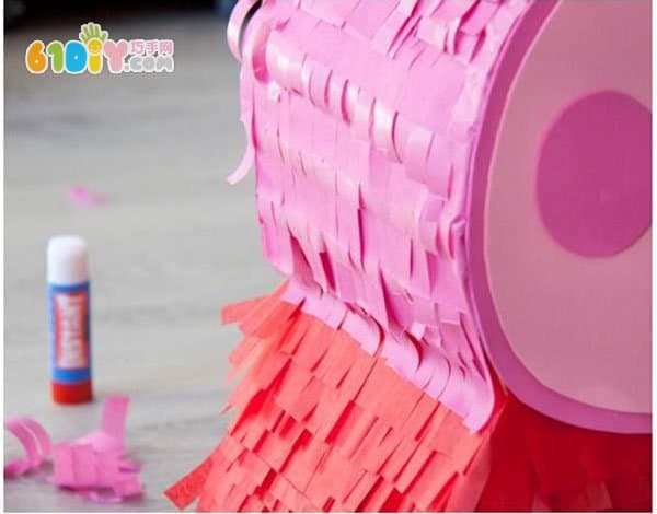 Pink Piggy Pinata Handmade