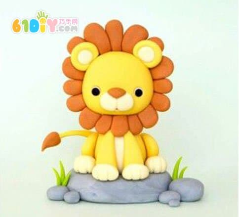 Cartoon Lion Ultra Light Clay Tutorial