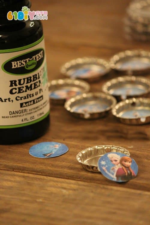 Parent-child handmade beautiful bottle cap necklace