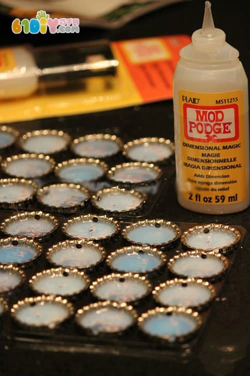 Parent-child handmade beautiful bottle cap necklace