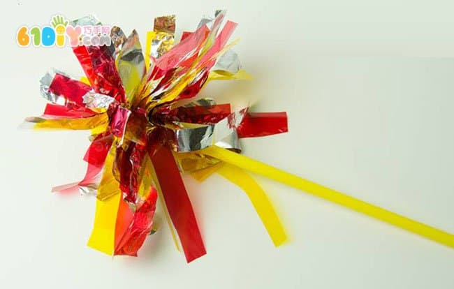 Children's handmade holiday fireworks