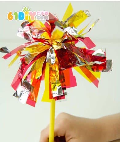 Children's handmade holiday fireworks