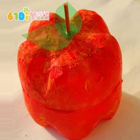 Beverage bottle handmade apple