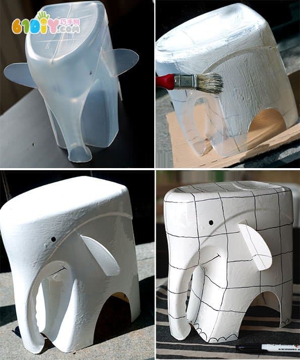Mineral water bottle making lattice elephant Emma