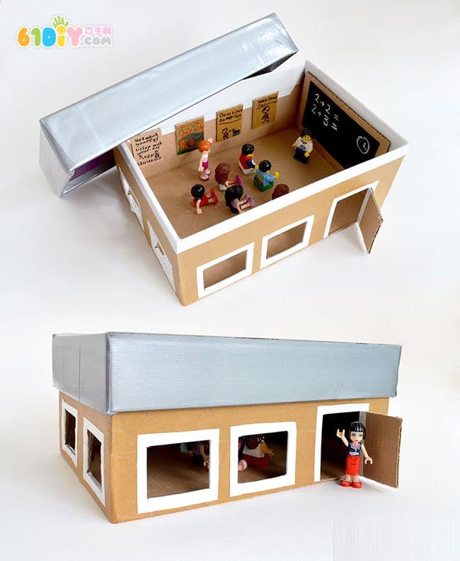 Shoe box waste utilization class role playing game props