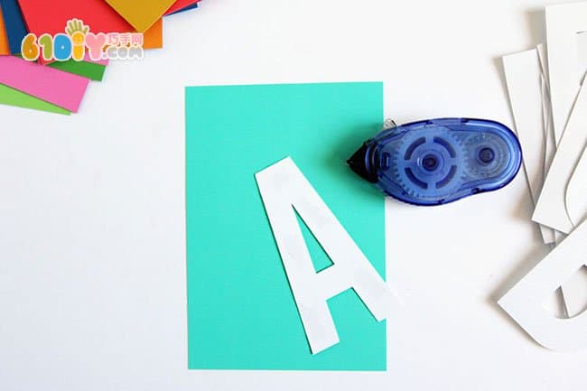 Homemade letter card