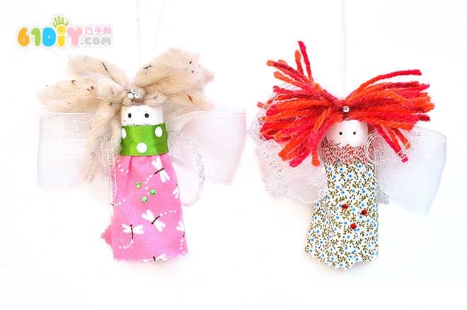 Wine cork making cute doll