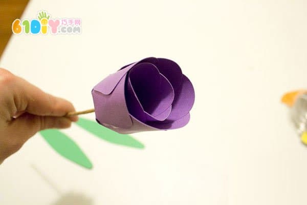 Teacher's Day handmade three-dimensional tulip flowers