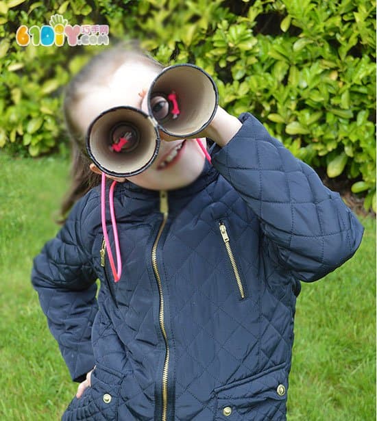 DIY toy paper tube telescope