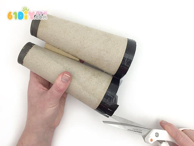 DIY toy paper tube telescope