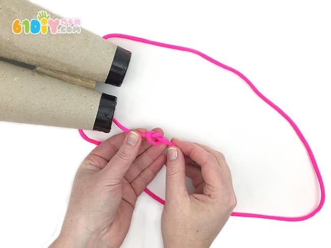 DIY toy paper tube telescope