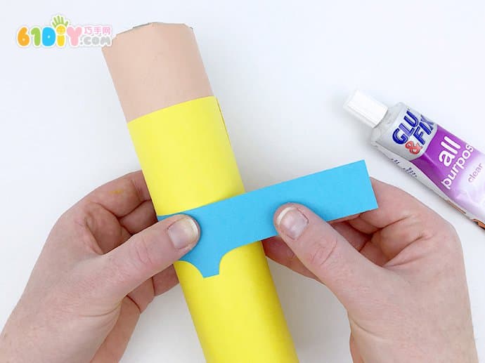 Cute paper tube handmade