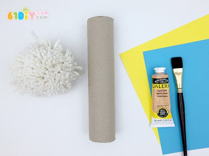 Cute paper tube handmade