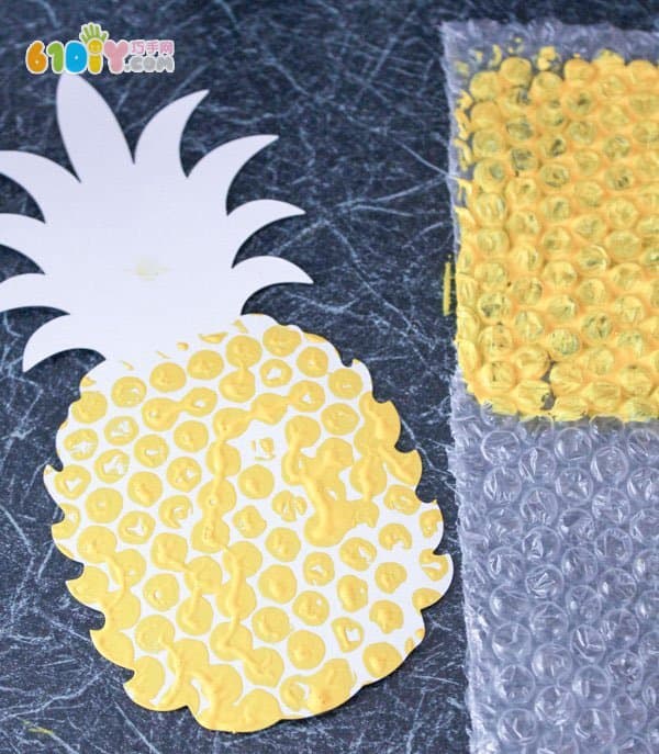 Bubble film printed handmade DIY fruits and vegetables