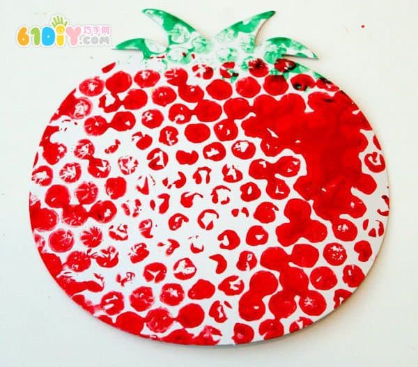 Bubble film printed handmade DIY fruits and vegetables