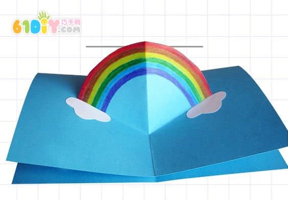 Teacher's Day Handmade Three-dimensional Rainbow Greeting Card Making Tutorial