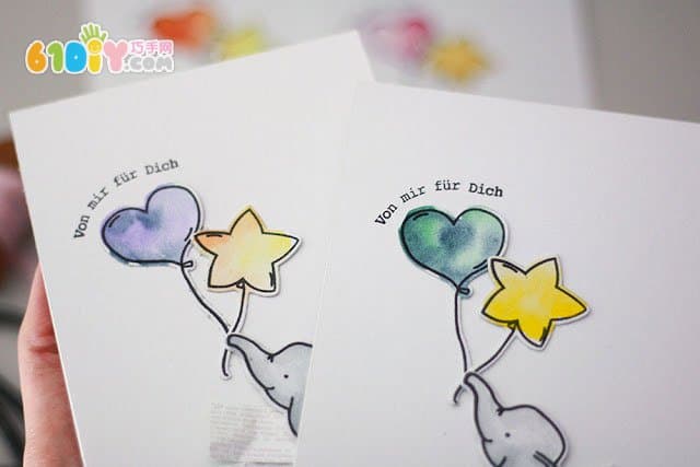 Teacher's Day making a simple seal greeting card