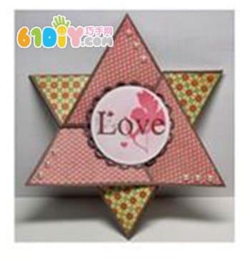 Teacher's Day Handmade Hexagonal Star Greeting Card