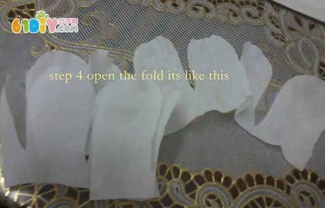 Handmade decorative flower making process
