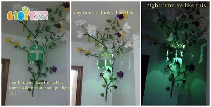 Handmade decorative flower making process