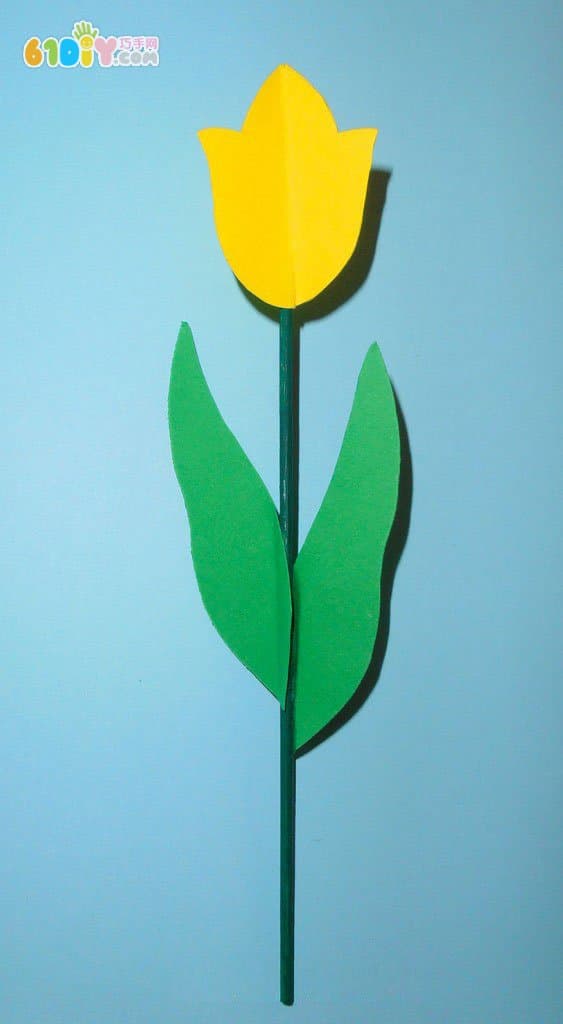 Teacher's Day, parent-child, three-dimensional tulip flower