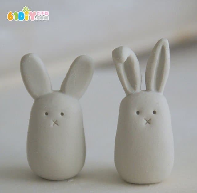 Mid-Autumn Festival clay handmade cute bunny