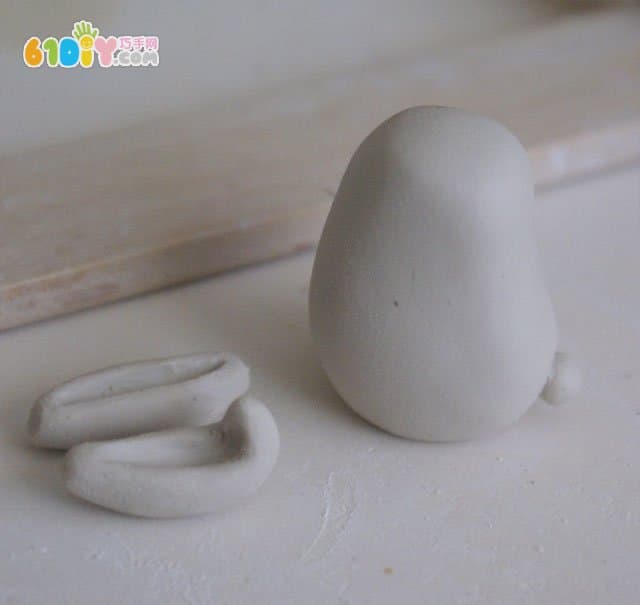 Mid-Autumn Festival clay handmade cute bunny