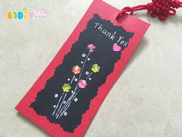 å„¿ç«¥æ‰‹å·¥åˆ¶ä½œæ•™å¸ˆèŠ‚å°èŠ±ä¹¦ç­¾