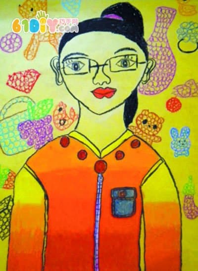 Teacher's Day Children's Paintings Picture