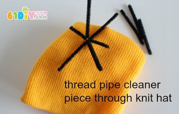 Making Halloween Little Yellow Man Hat Dress Up Props
