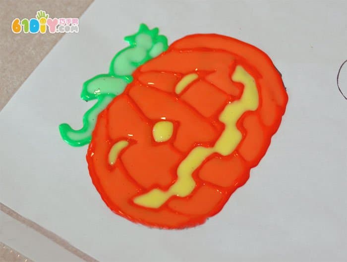 White Latex Making Halloween Window Ornaments