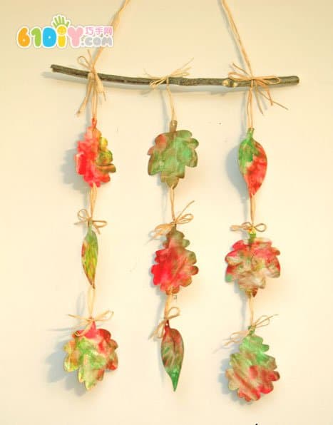 How to make autumn leaf ornaments