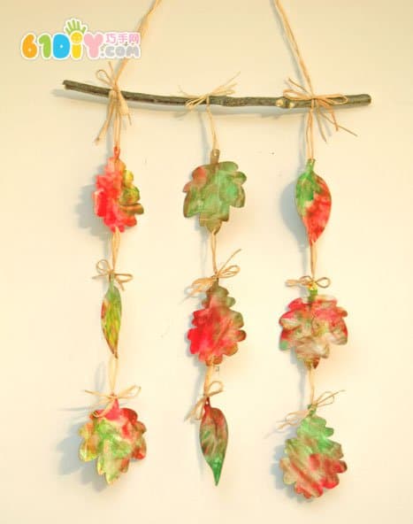 How to make autumn leaf ornaments