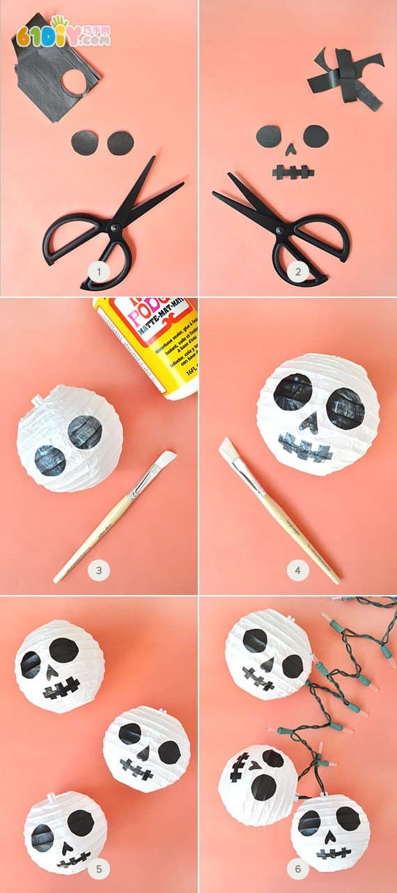 Halloween taro lantern ornaments DIY production