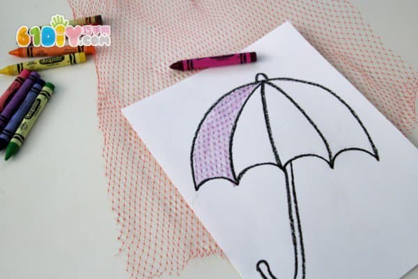 Draw a rainy umbrella