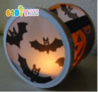 Children's handmade Halloween little ghost lantern