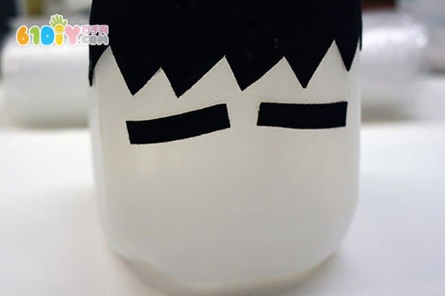 Milk buckets are used by hand to make green monsters