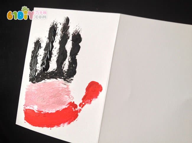 Children's creative hand prints pirates