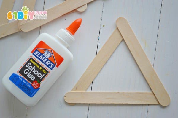 Children's creative DIY ice cream bar triangle chicken